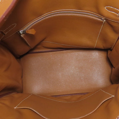 HERMES Birkin 35 Gold SilverHardware Handbag Taurillon Clemence Ladies [Used]