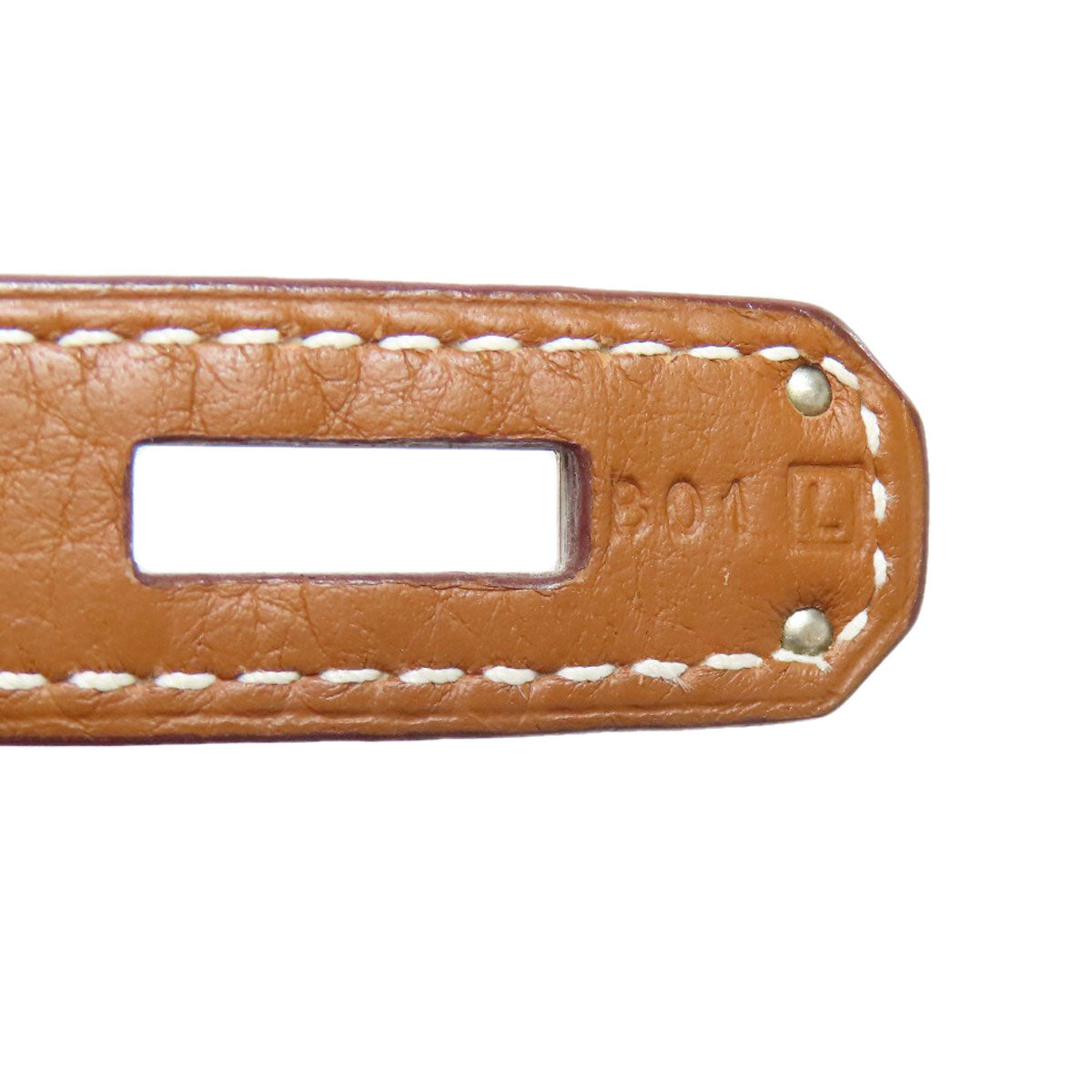 HERMES Birkin 35 Gold SilverHardware Handbag Taurillon Clemence Ladies [Used]