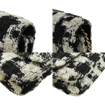 CHANEL Chain Wallet COCO Mark GoldHardware Long wallet (with coin pocket) Tweed Ladies [Used]