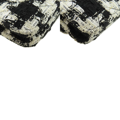 CHANEL Chain Wallet COCO Mark GoldHardware Long wallet (with coin pocket) Tweed Ladies [Used]