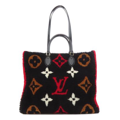LOUIS VUITTON M55421 Monogram Teddy On the Go GM Tote Bag Shearing Ladies [Used]