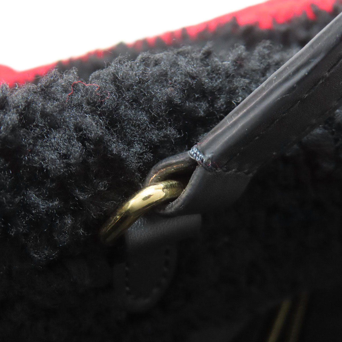 LOUIS VUITTON M55421 Monogram Teddy On the Go GM Tote Bag Shearing Ladies [Used]