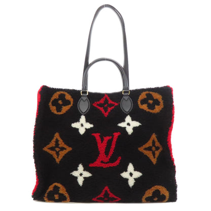 LOUIS VUITTON M55421 Monogram Teddy On the Go GM Tote Bag Shearing Ladies [Used]