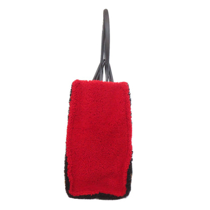 LOUIS VUITTON M55421 Monogram Teddy On the Go GM Tote Bag Shearing Ladies [Used]