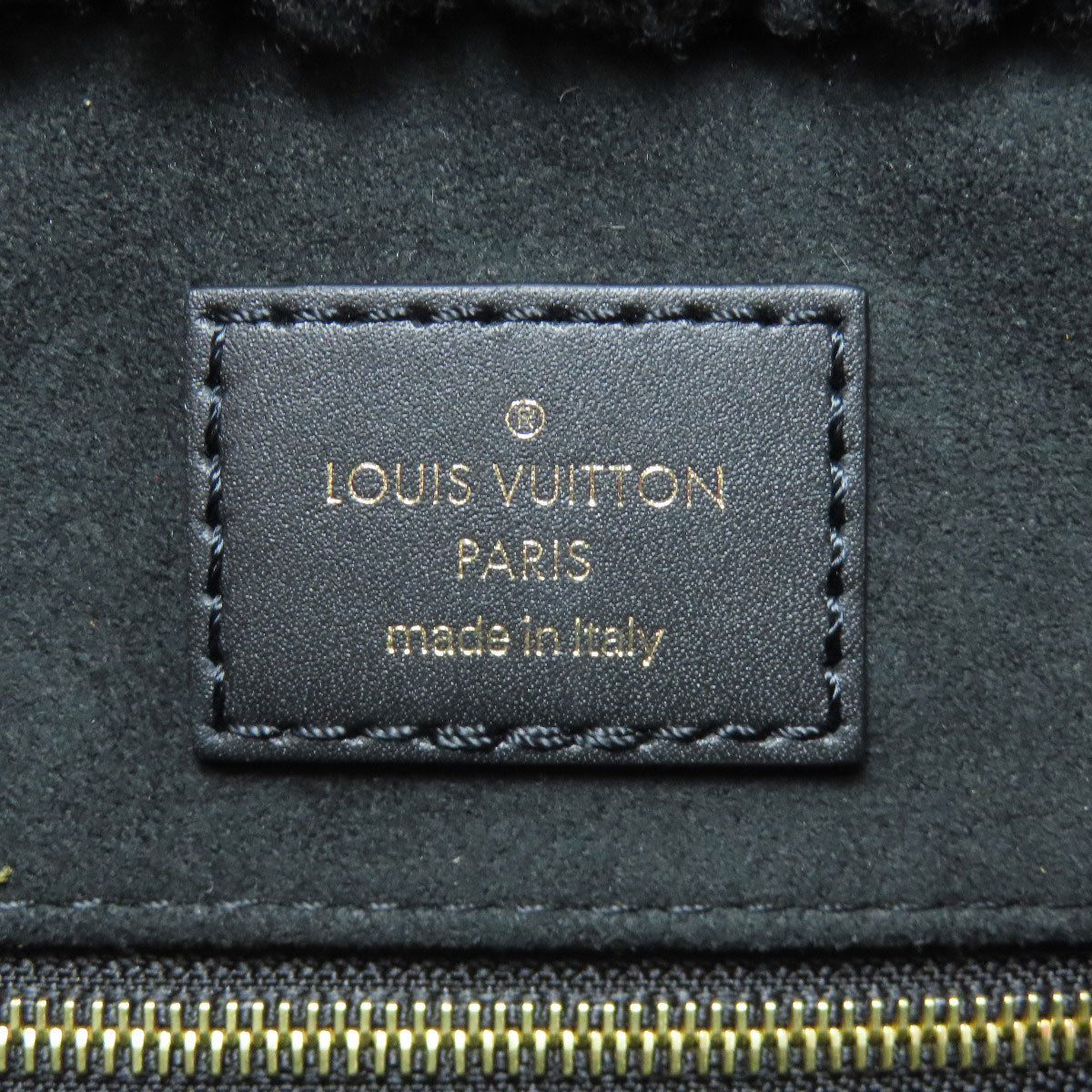 LOUIS VUITTON M55421 Monogram Teddy On the Go GM Tote Bag Shearing Ladies [Used]