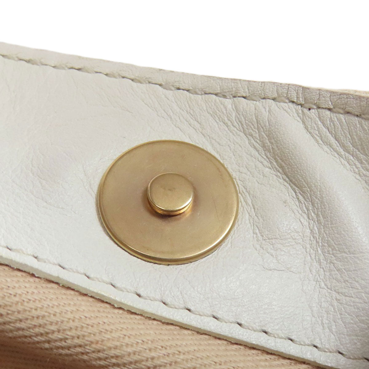 CHANEL COCO Mark GoldHardware Handbag Canvas CalfLadies [Used]