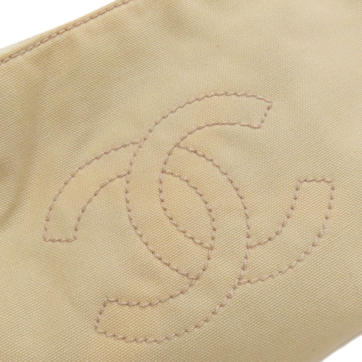 CHANEL COCO Mark GoldHardware Handbag Canvas CalfLadies [Used]