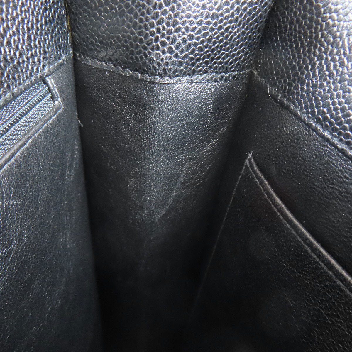 CHANEL COCO Mark GoldHardware Tote Bag Grained Calfskin Skin Ladies [Used]