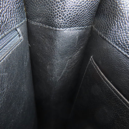 CHANEL COCO Mark GoldHardware Tote Bag Grained Calfskin Skin Ladies [Used]