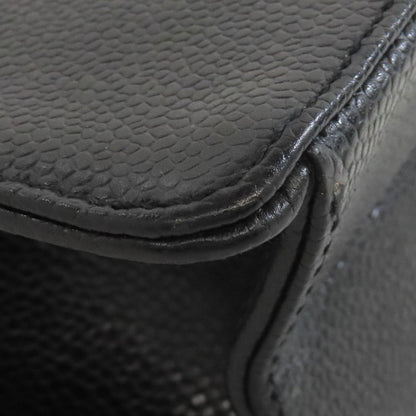 CHANEL COCO Mark GoldHardware Tote Bag Grained Calfskin Skin Ladies [Used]