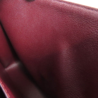 CHANEL Double flap Matelasse Gold Hardware Shoulder Bag Grained Calfskin Skin Ladies [Used]