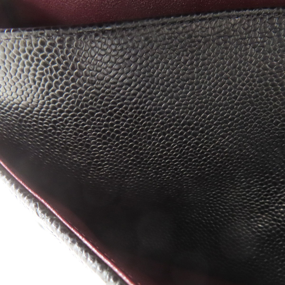 CHANEL Double flap Matelasse Gold Hardware Shoulder Bag Grained Calfskin Skin Ladies [Used]