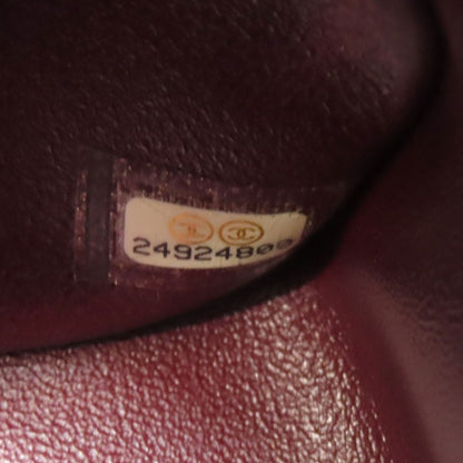 CHANEL Double flap Matelasse Gold Hardware Shoulder Bag Grained Calfskin Skin Ladies [Used]