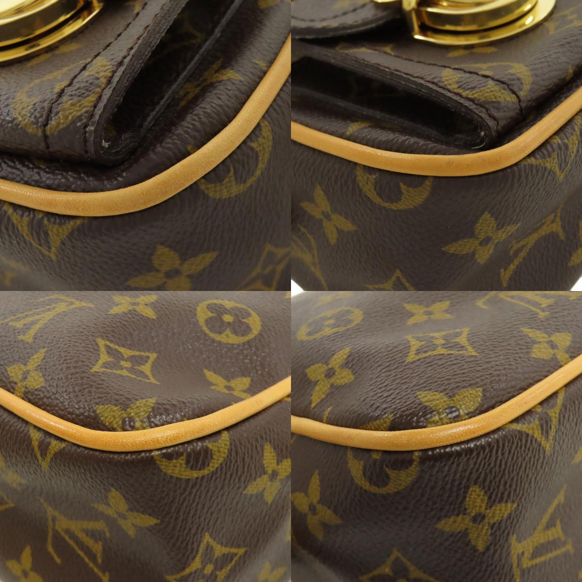 LOUIS VUITTON M40027 Hudson Handbag Monogram canvas Ladies [Used]