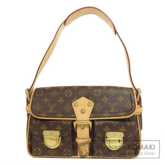 LOUIS VUITTON M40027 Hudson Handbag Monogram canvas Ladies [Used]