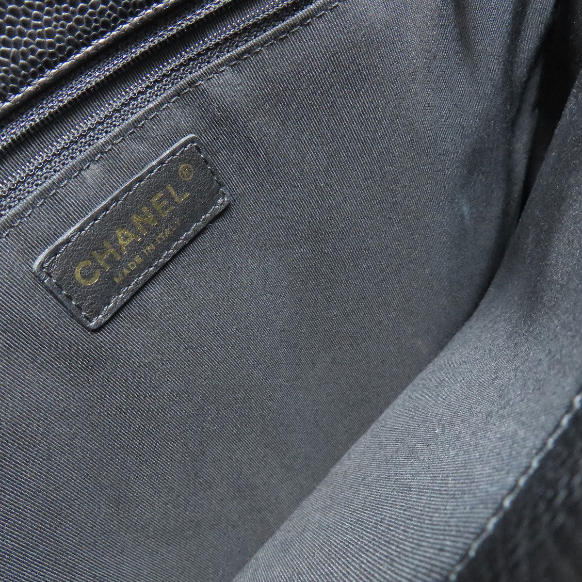 CHANEL GTS Chain Tote COCO Mark GoldHardware Tote Bag Grained Calfskin Skin Ladies [Used]