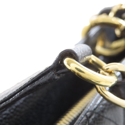 CHANEL GTS Chain Tote COCO Mark GoldHardware Tote Bag Grained Calfskin Skin Ladies [Used]