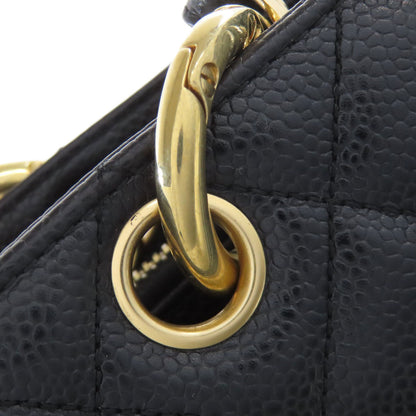 CHANEL GTS Chain Tote COCO Mark GoldHardware Tote Bag Grained Calfskin Skin Ladies [Used]