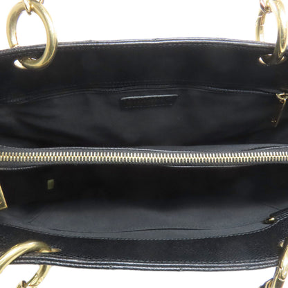 CHANEL GTS Chain Tote COCO Mark GoldHardware Tote Bag Grained Calfskin Skin Ladies [Used]