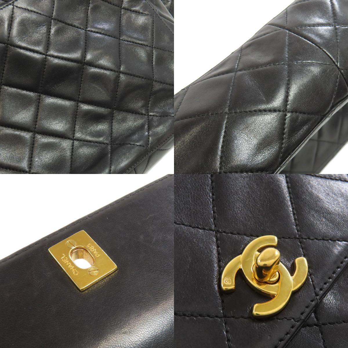 CHANEL Matelasse COCO Mark GoldHardware Shoulder Bag Lambskin Ladies [Used]
