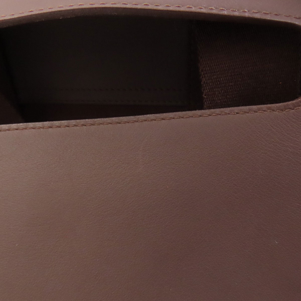 HERMES Valparaiso MM Handbag Canvas LeatherLadies [Used]