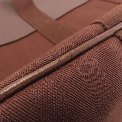 HERMES Valparaiso MM Handbag Canvas LeatherLadies [Used]