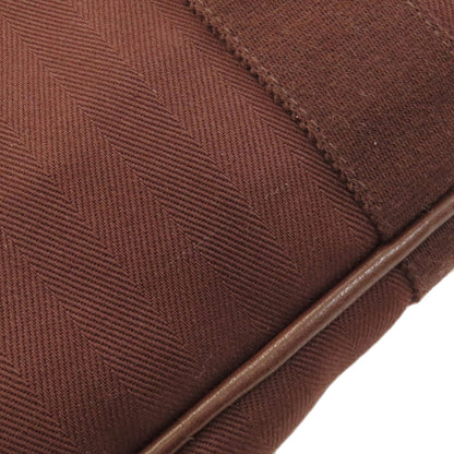 HERMES Valparaiso MM Handbag Canvas LeatherLadies [Used]