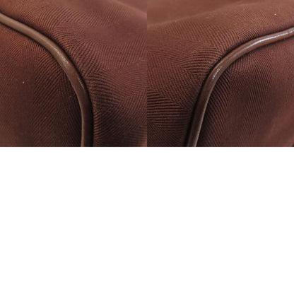 HERMES Valparaiso MM Handbag Canvas LeatherLadies [Used]