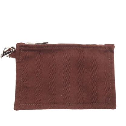 HERMES Valparaiso MM Handbag Canvas LeatherLadies [Used]