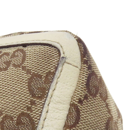 GUCCI 130989 Semi-Shoulder Bag one belt Shoulder Bag Canvas LeatherLadies [Used]