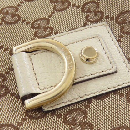 GUCCI 130989 Semi-Shoulder Bag one belt Shoulder Bag Canvas LeatherLadies [Used]