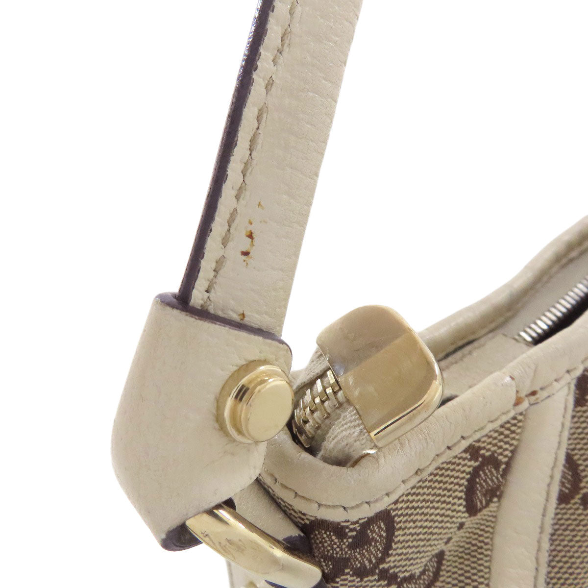 GUCCI 130989 Semi-Shoulder Bag one belt Shoulder Bag Canvas LeatherLadies [Used]