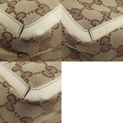 GUCCI 130989 Semi-Shoulder Bag one belt Shoulder Bag Canvas LeatherLadies [Used]