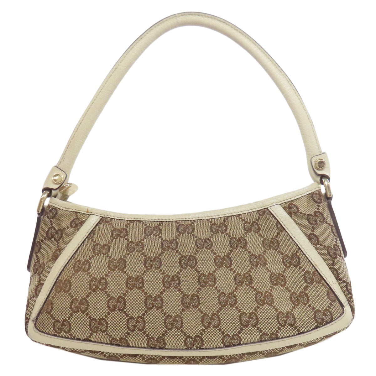 GUCCI 130989 Semi-Shoulder Bag one belt Shoulder Bag Canvas LeatherLadies [Used]