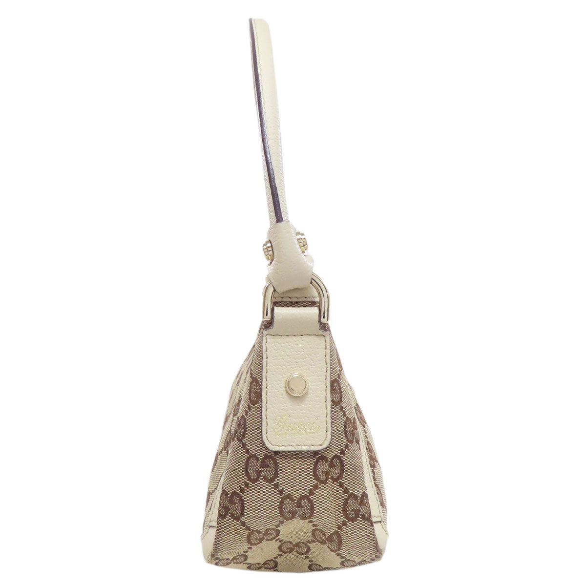 GUCCI 130989 Semi-Shoulder Bag one belt Shoulder Bag Canvas LeatherLadies [Used]