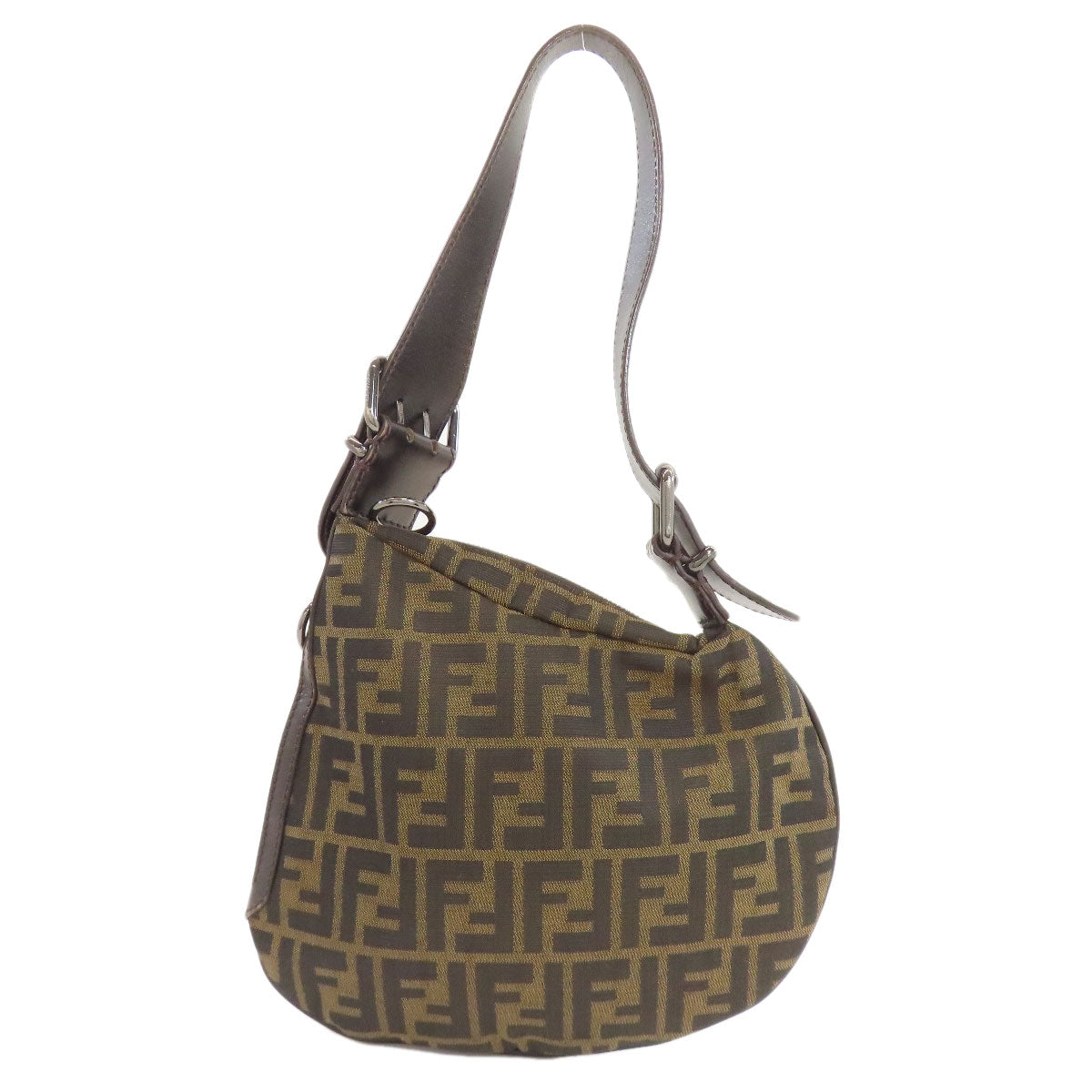 FENDI one belt zucca pattern Shoulder Bag Canvas Ladies [Used]