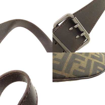 FENDI one belt zucca pattern Shoulder Bag Canvas Ladies [Used]