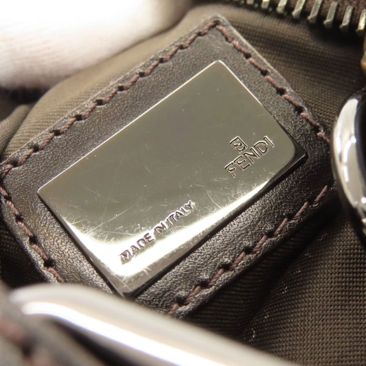 FENDI one belt zucca pattern Shoulder Bag Canvas Ladies [Used]