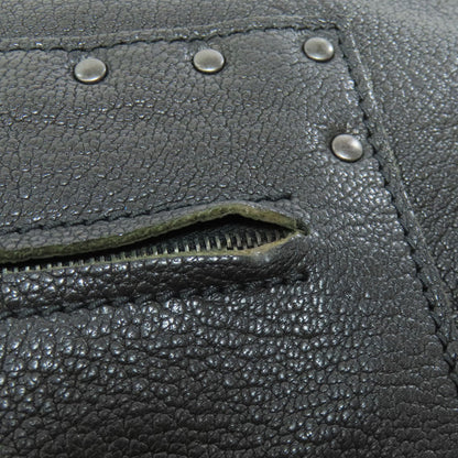 BOTTEGA VENETA Studs Shoulder Bag Leather Ladies [Used]