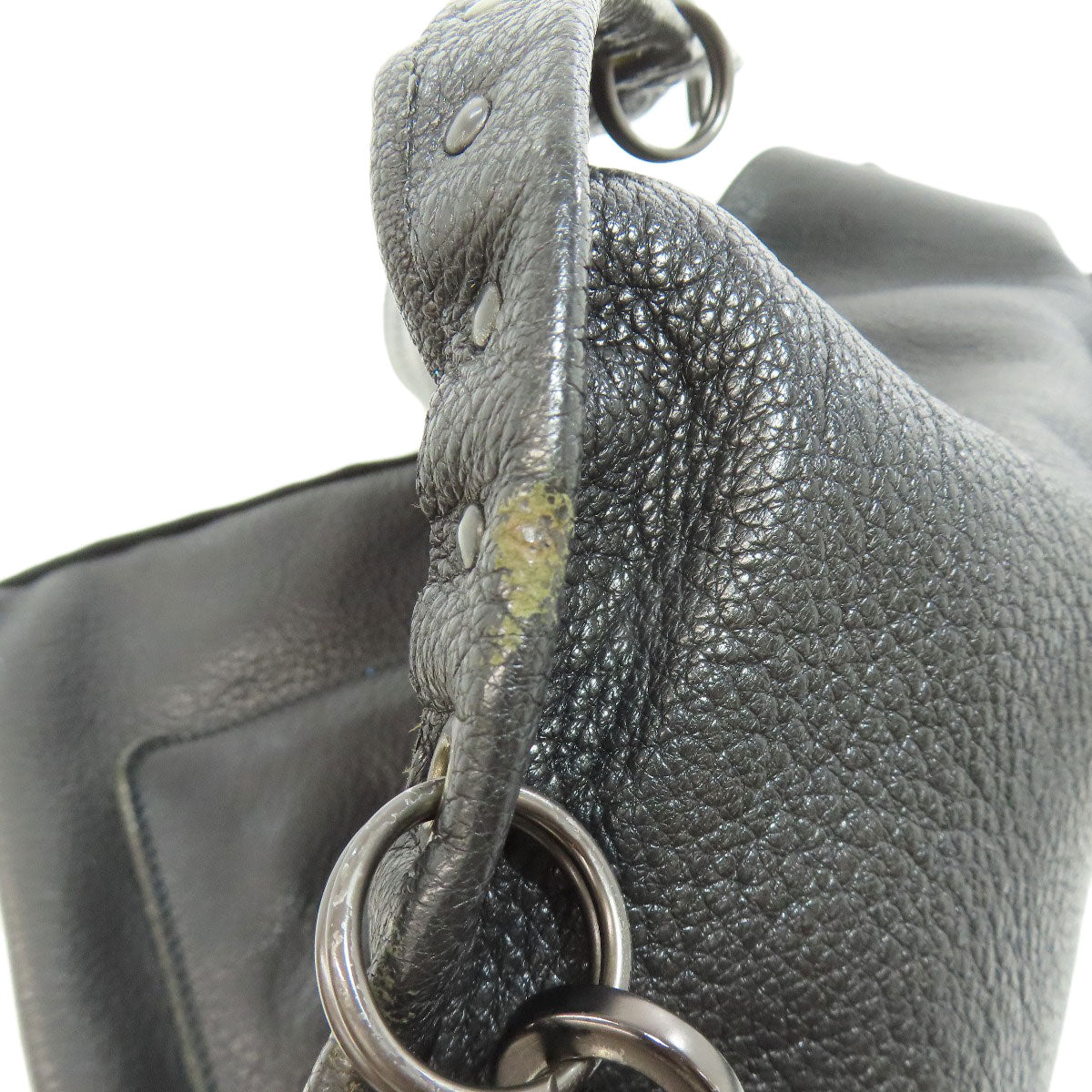 BOTTEGA VENETA Studs Shoulder Bag Leather Ladies [Used]