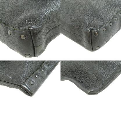 BOTTEGA VENETA Studs Shoulder Bag Leather Ladies [Used]