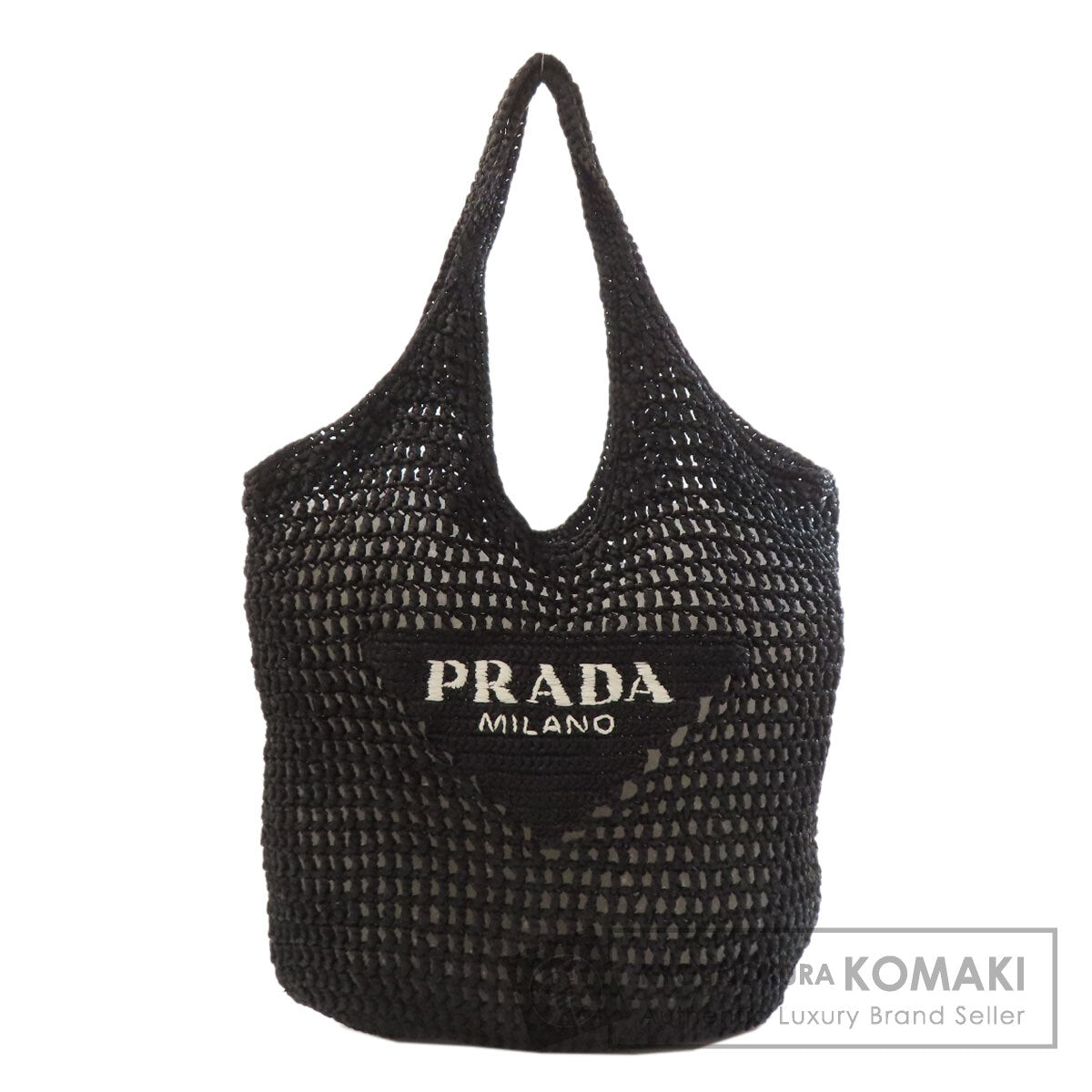 PRADA Crochet Tote Bag Viscose Ladies [Used]