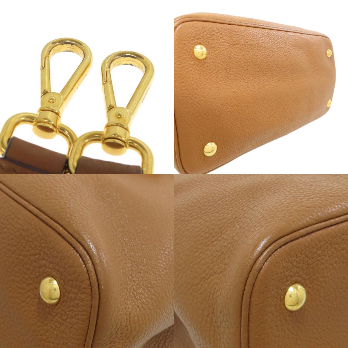 PRADA 2WAY Tote Bag Calf Ladies [Used]