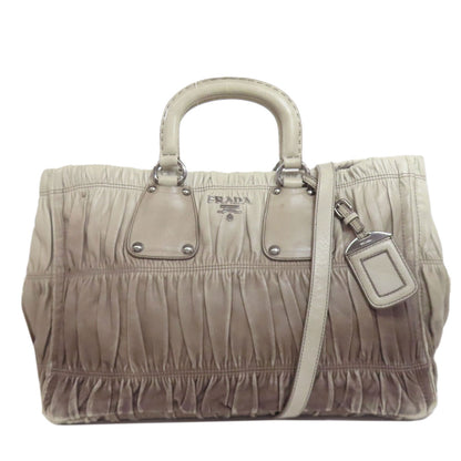 PRADA 2WAY Handbag Calf Ladies [Used]
