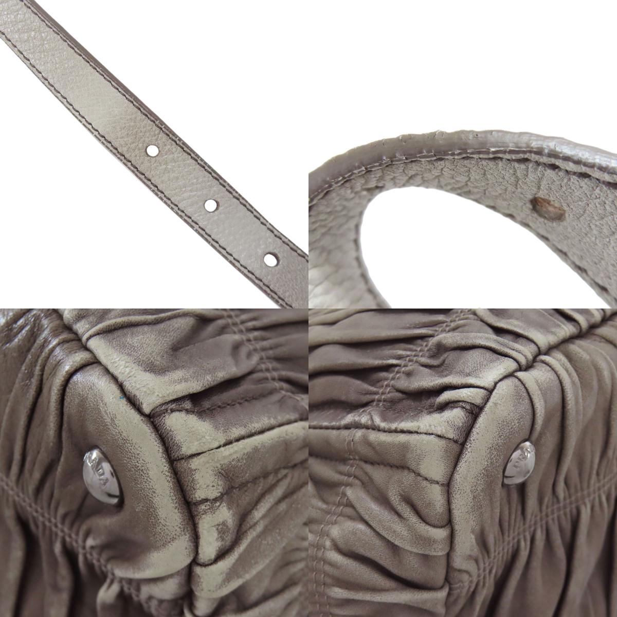 PRADA 2WAY Handbag Calf Ladies [Used]