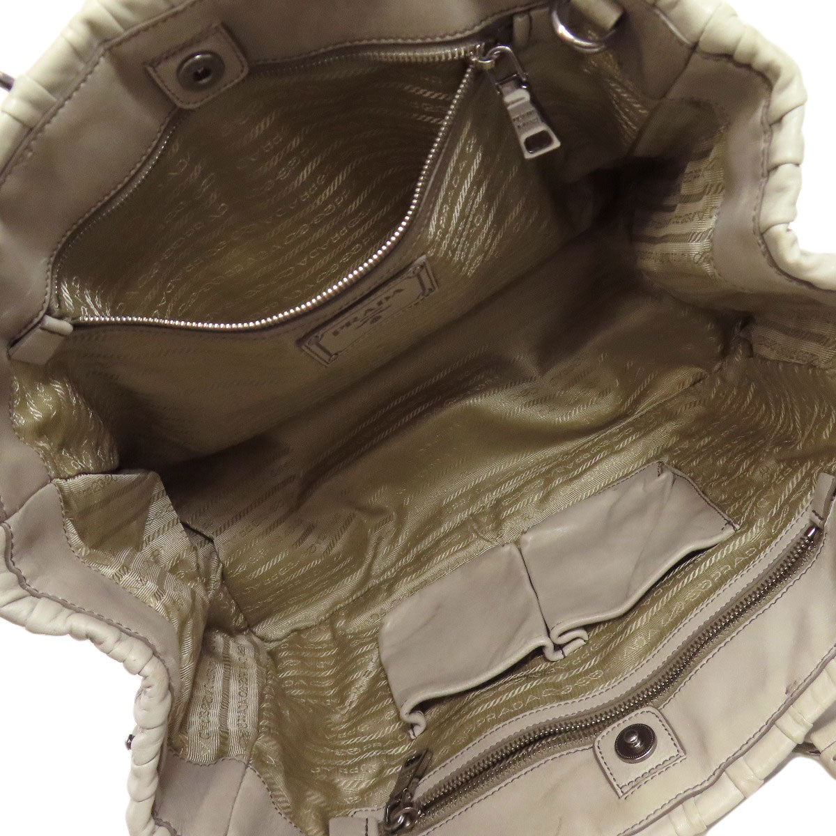 PRADA 2WAY Handbag Calf Ladies [Used]