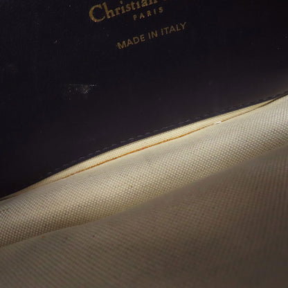 CHRISTIAN DIOR Chain wallet Trotter pattern Long wallet (with coin pocket) Canvas Ladies [Used]