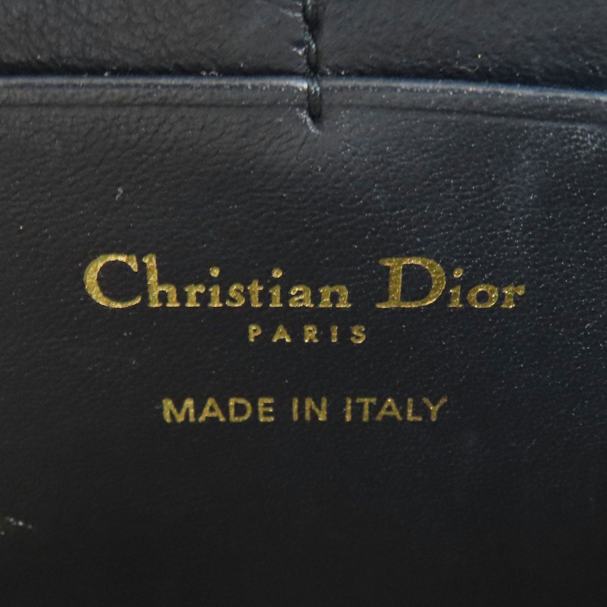 CHRISTIAN DIOR Chain wallet Trotter pattern Long wallet (with coin pocket) Canvas Ladies [Used]
