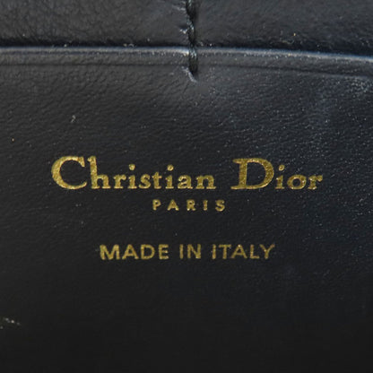 CHRISTIAN DIOR Chain wallet Trotter pattern Long wallet (with coin pocket) Canvas Ladies [Used]