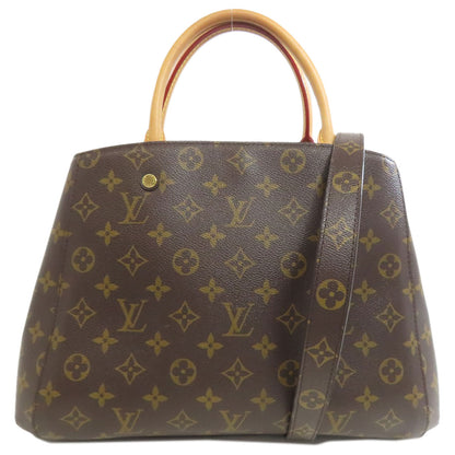 LOUIS VUITTON M41056 Montaigne MM Handbag Monogram canvas Ladies [Used]